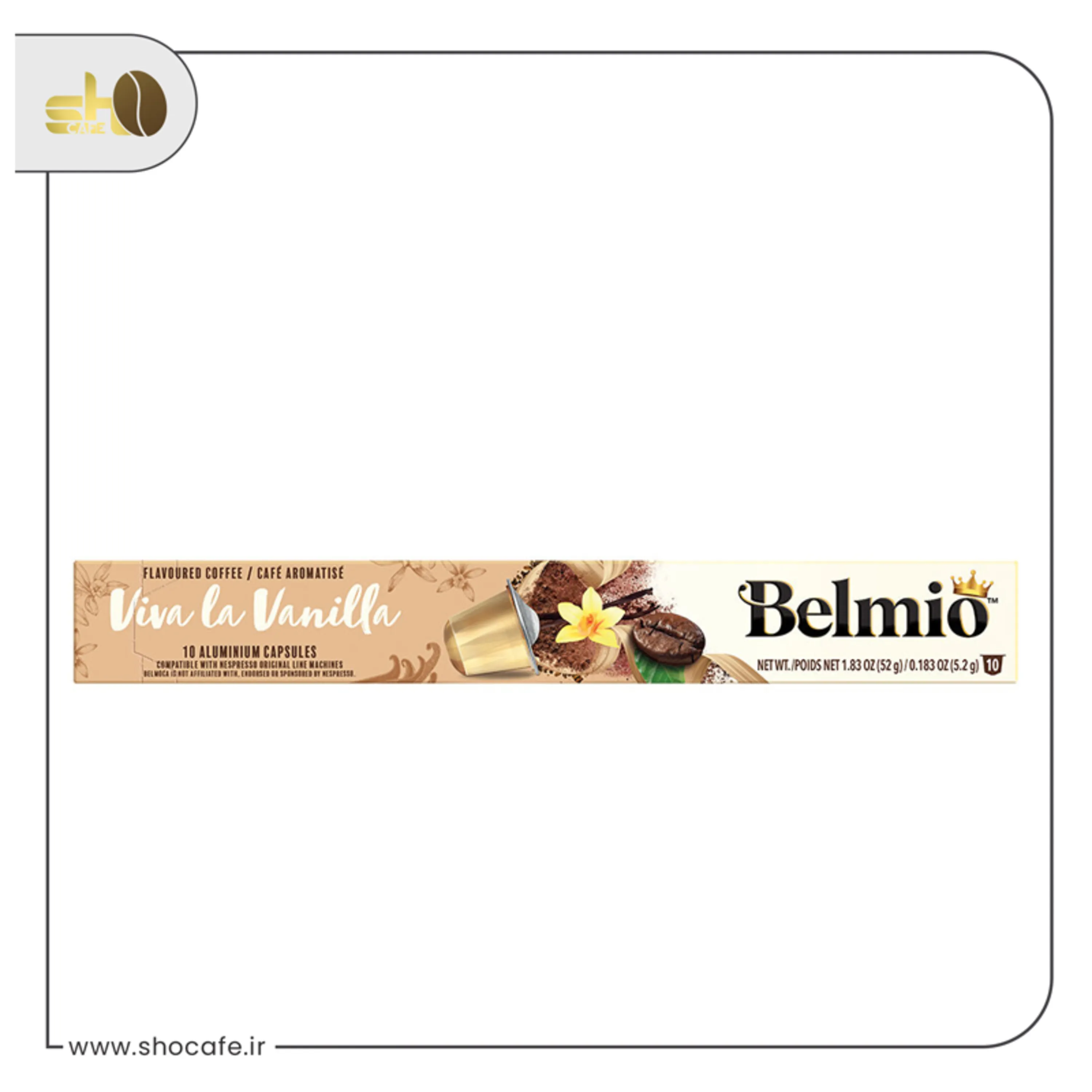 کپسول قهوه نسپرسو بلمیو با طعم وانیل Vanilla - 10 Pod